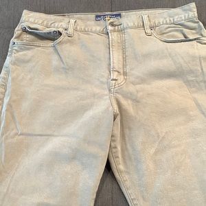 Men’s Lucky Brand olive green jeans, size 38x32